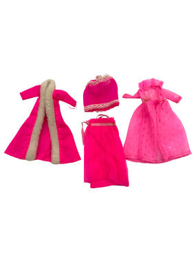 Vintage Dawn Doll Topper Clothes Lot of 4 Sleepwear Dream Sweet Princess Robe